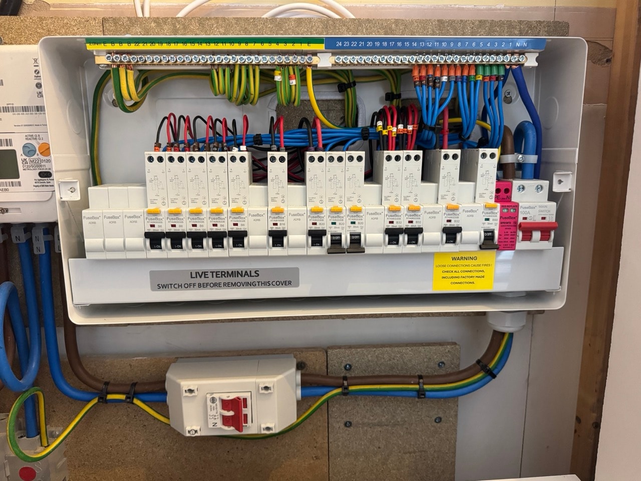 New circuit breaker consumer unit